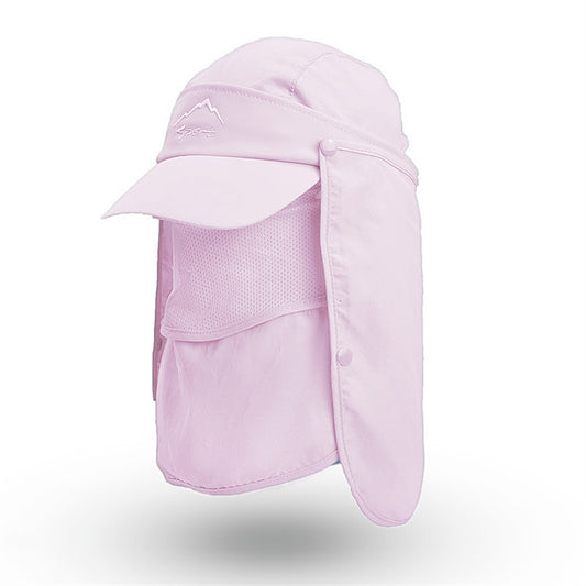 Men's Adjustable Sun Cap for Outdoor Activities with Neck Flap