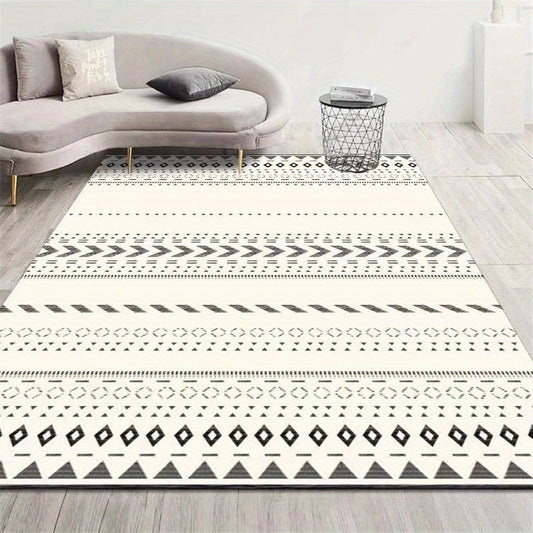 Moroccan Area Rug Soft & Anti Fatigue Machine Washable