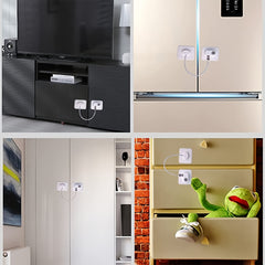 Child Safe Refrigerator Lock With Key & Adhesive