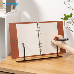 TIANSE Wooden Book Stand 28.02 X 20.02 cm Adjustable Holder
