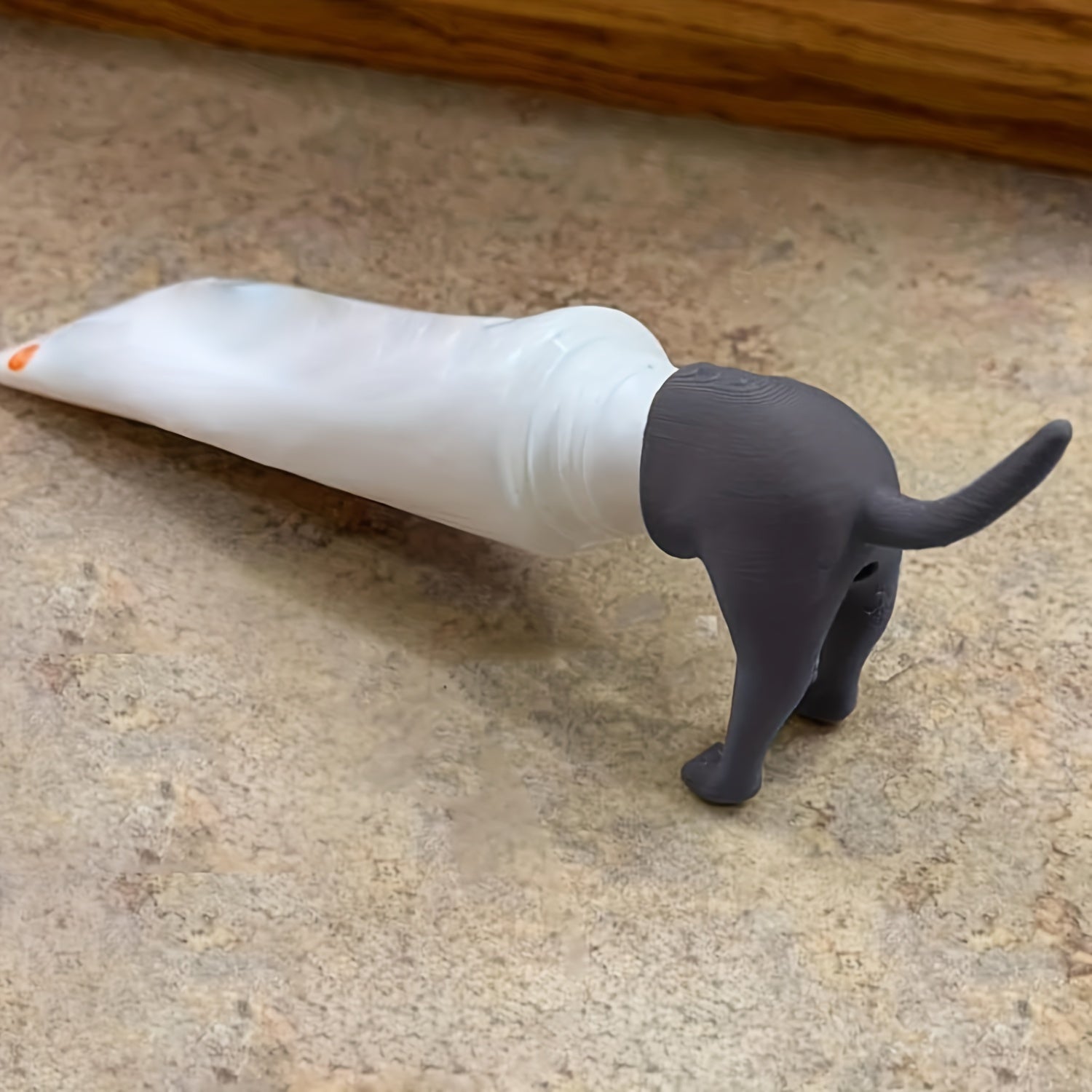 Pooping Dog Butt Toothpaste Topper Dispenser for Kids and Adults