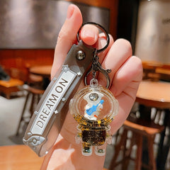Acrylic Spaceman Astronaut Keychain Bag Pendant Key Chain