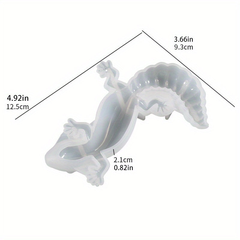 3D Animal Silicone Resin Molds - Snail Frog Lizard Shapes - DIY Casting