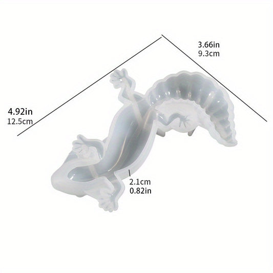 3D Animal Silicone Resin Molds - Snail Frog Lizard Shapes - DIY Casting