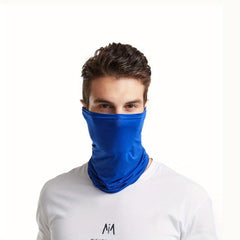 Elastic Breathable Neck Gaiter Tube Men Scarf Half Face Cover Bandana Headwear
