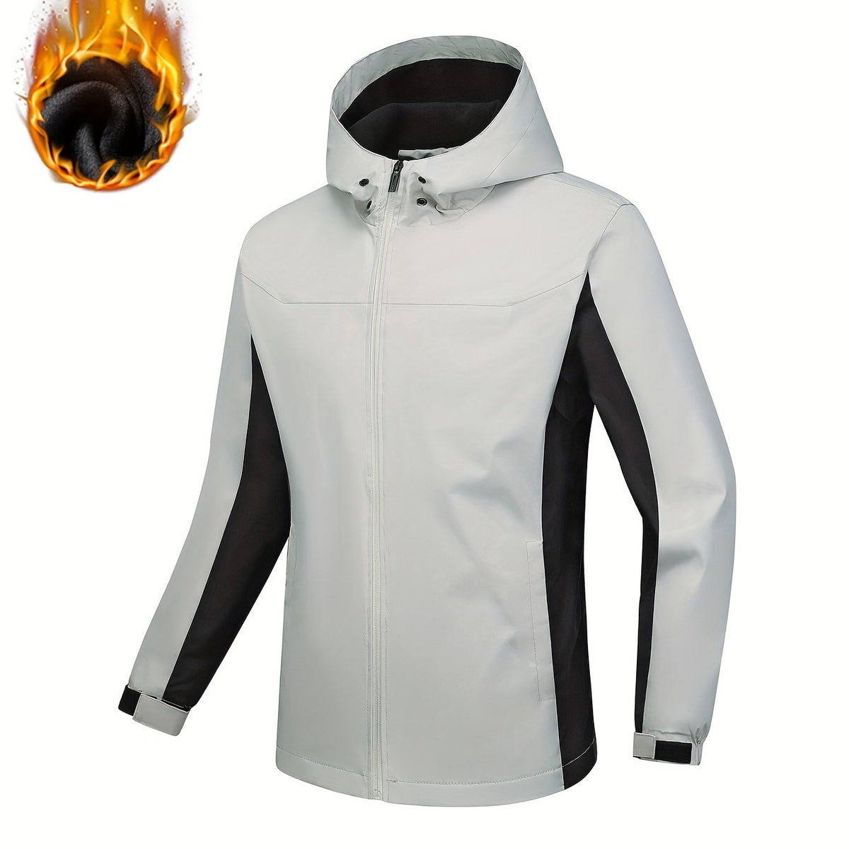 Hooded Waterproof Windproof Ski Coat - Boy's Outdoor Clothing