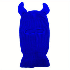 Monster Ears Ski Mask Balaclava Y2K Knit Hat