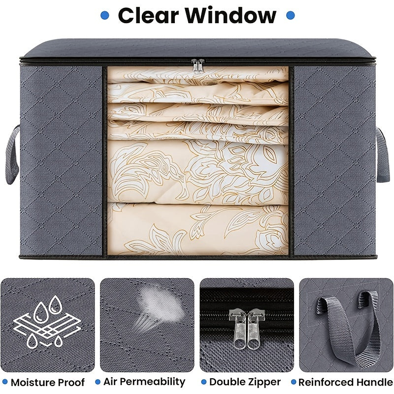 10Pack Clothes Storage Foldable Blanket Storage Bags