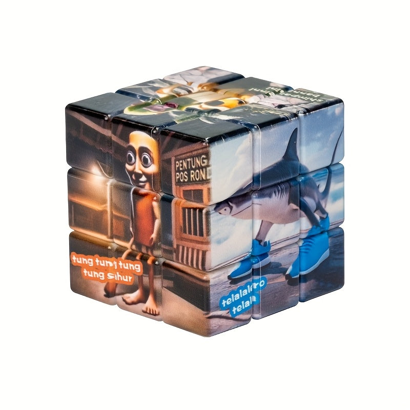 Fun Puzzle Cube Cartoon Peripheral Device Three Dimensional Cube