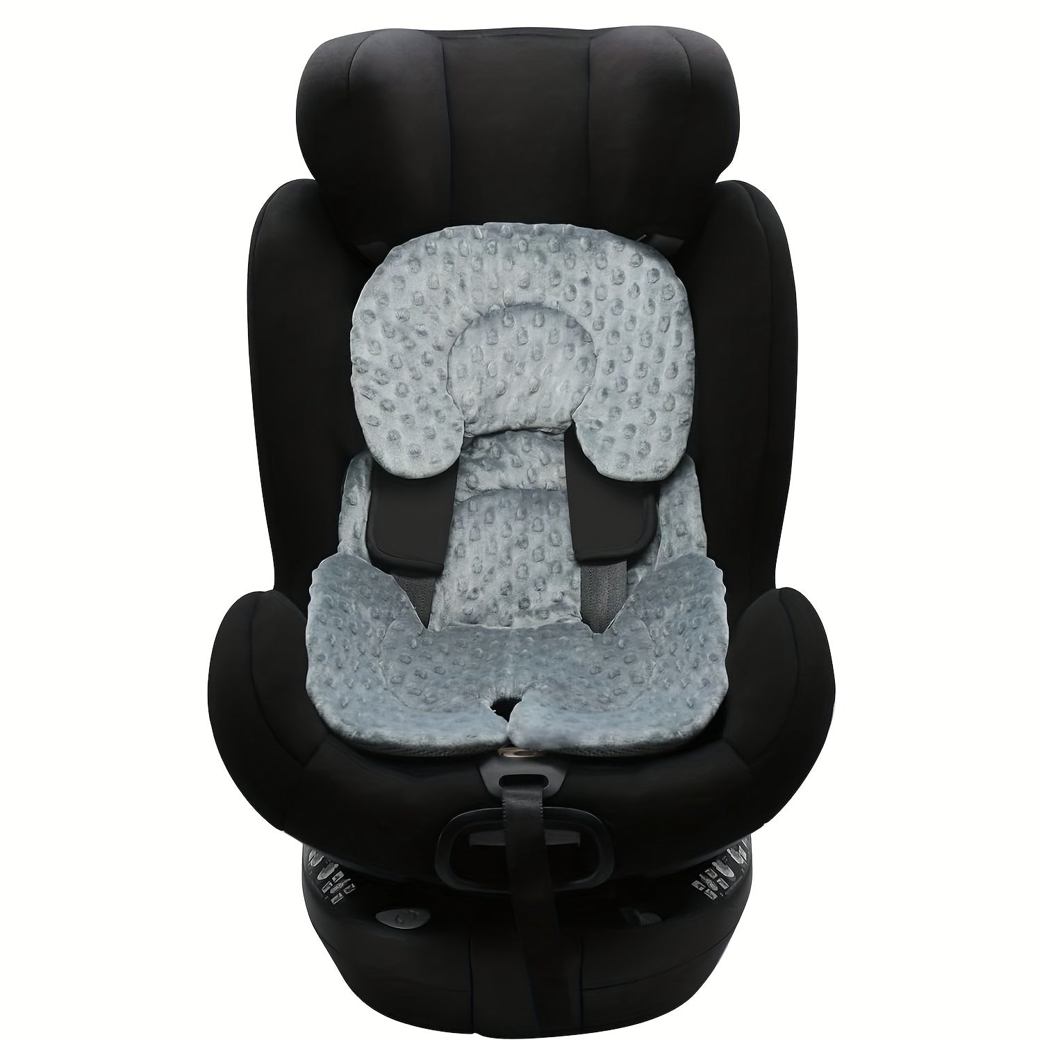 Double Sided Baby Car Seat Cushion 3D Mesh Grey Polyester Fiber Support