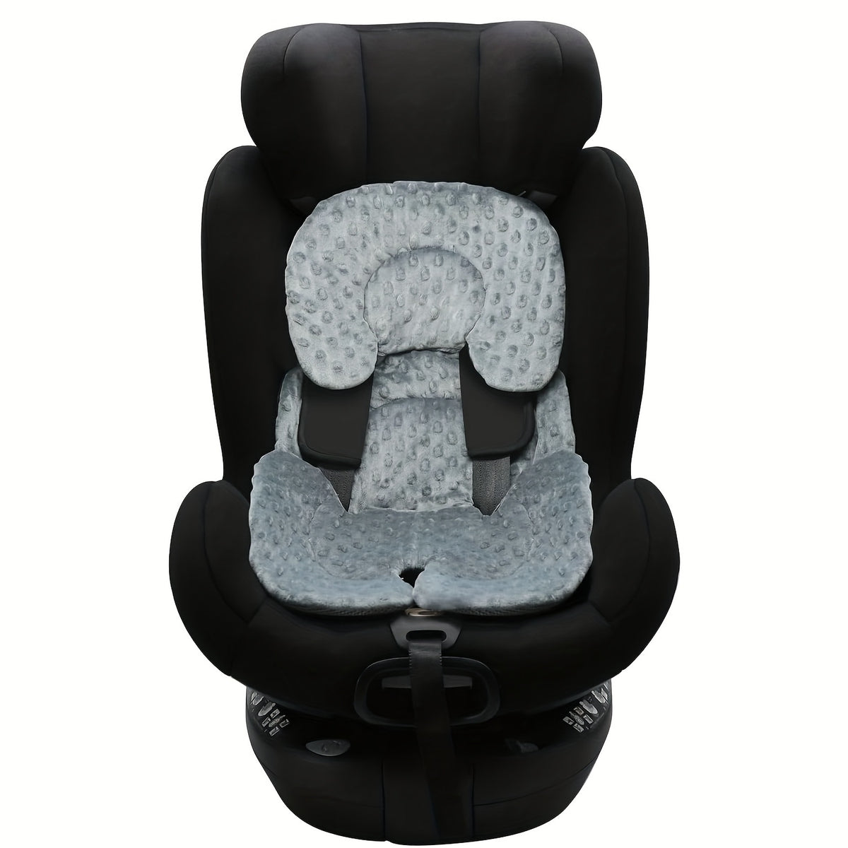 Double Sided Baby Car Seat Cushion 3D Mesh Grey Polyester Fiber Support