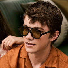 Men's Retro Sunglasses UV Protection Sports Sunglasses For Cycling