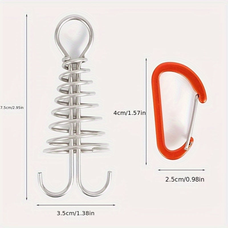 Stainless Steel Ground Pegs for Decks - Windproof Tent Pegs