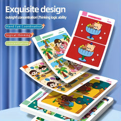 Educational Finding Game Reusable Wipe Paper for Focus and Attention Training