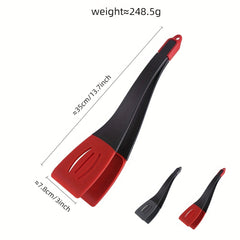 Silicone 3-In-1 Frying Shovel Clip Spatula Leak Shovel