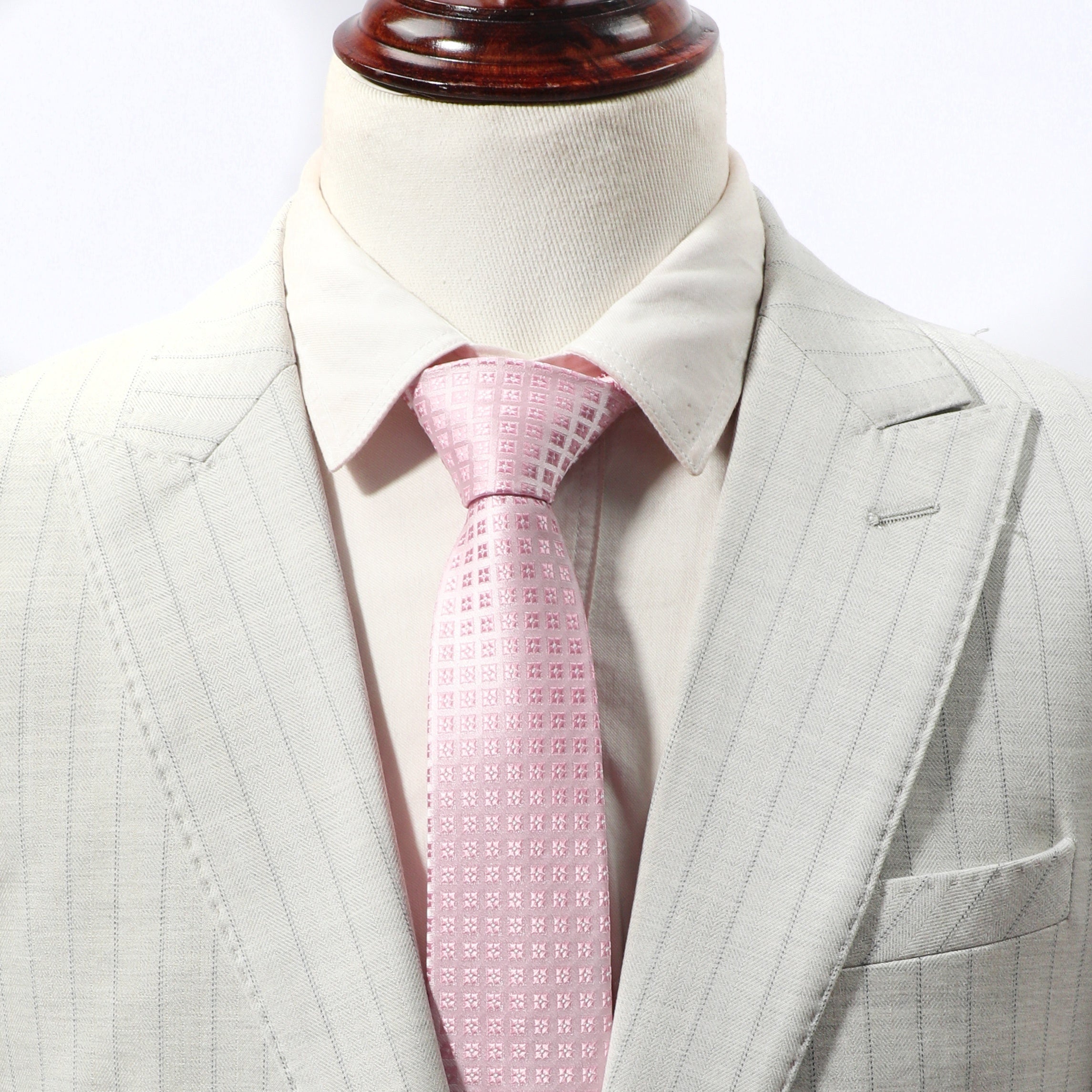 Small Plaid Necktie For Men - Dating Party Accessory