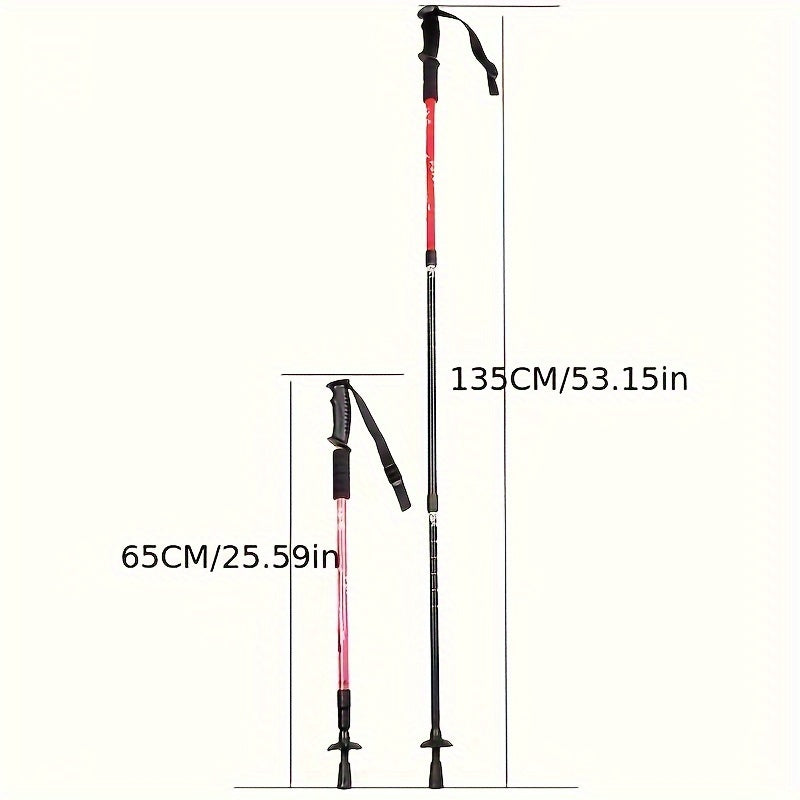 Aluminum Alloy Trekking Pole for Outdoor Hiking and Climbing