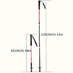 Aluminum Alloy Trekking Pole for Outdoor Hiking and Climbing