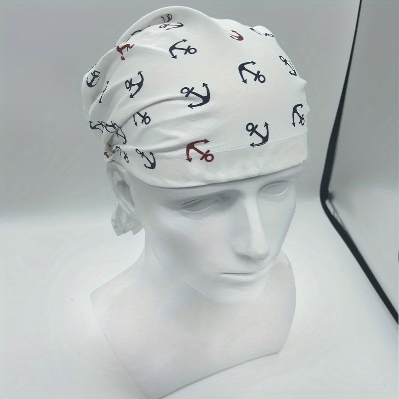Breathable Pirate Headscarf Hat for Catering Staff