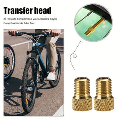10pcs Copper Bicycle Valve Nozzles Compact Lightweight Adapter Accessory