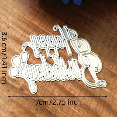 1pc Birthday Scrapbooking Die Cuts And Embossing Mold DIY
