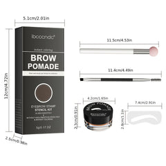 Brow Pomade Eyebrow Stamp Stencils Kit Universal Stencil Kit