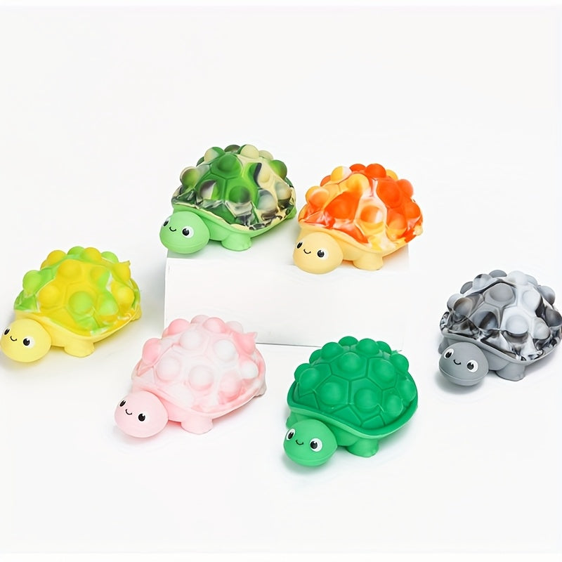 3D Turtle Bubble Popper Finger Toy Quick Release