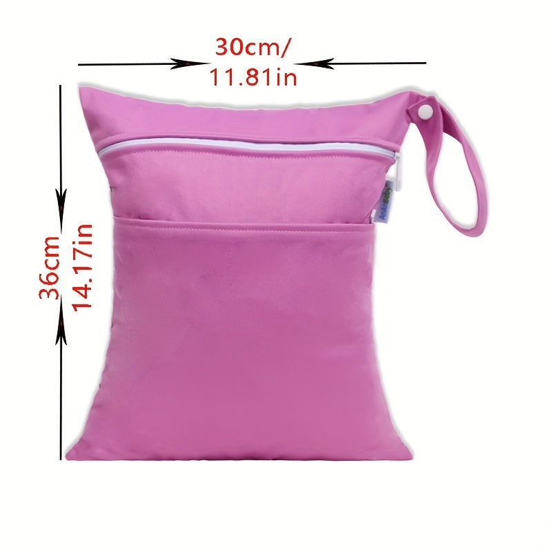 Ananbaby Children's Solid Diaper Bag 30 Baby Outing Double Pocket Diaper Storage
