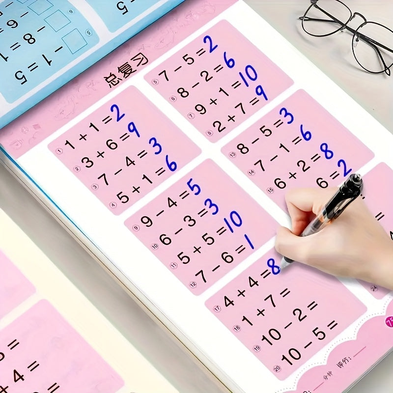 Addition & Subtraction Workbook up to 100 with Handwriting Practice