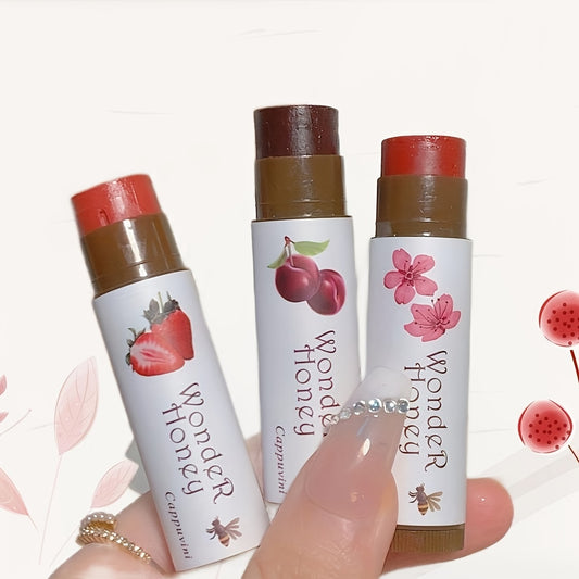 Fruity Lip Balm Hydrating Finish Natural Flavor Lip Care