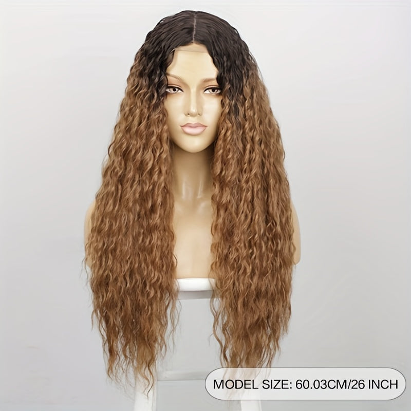Small Curly Wavy Synthetic Wigs 130 Density Wigs For Women