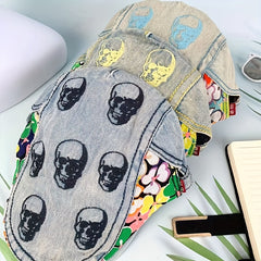 Summer Skull Head Beret Breathable Mesh Hat Peaked Hat Duck Tongue Cap