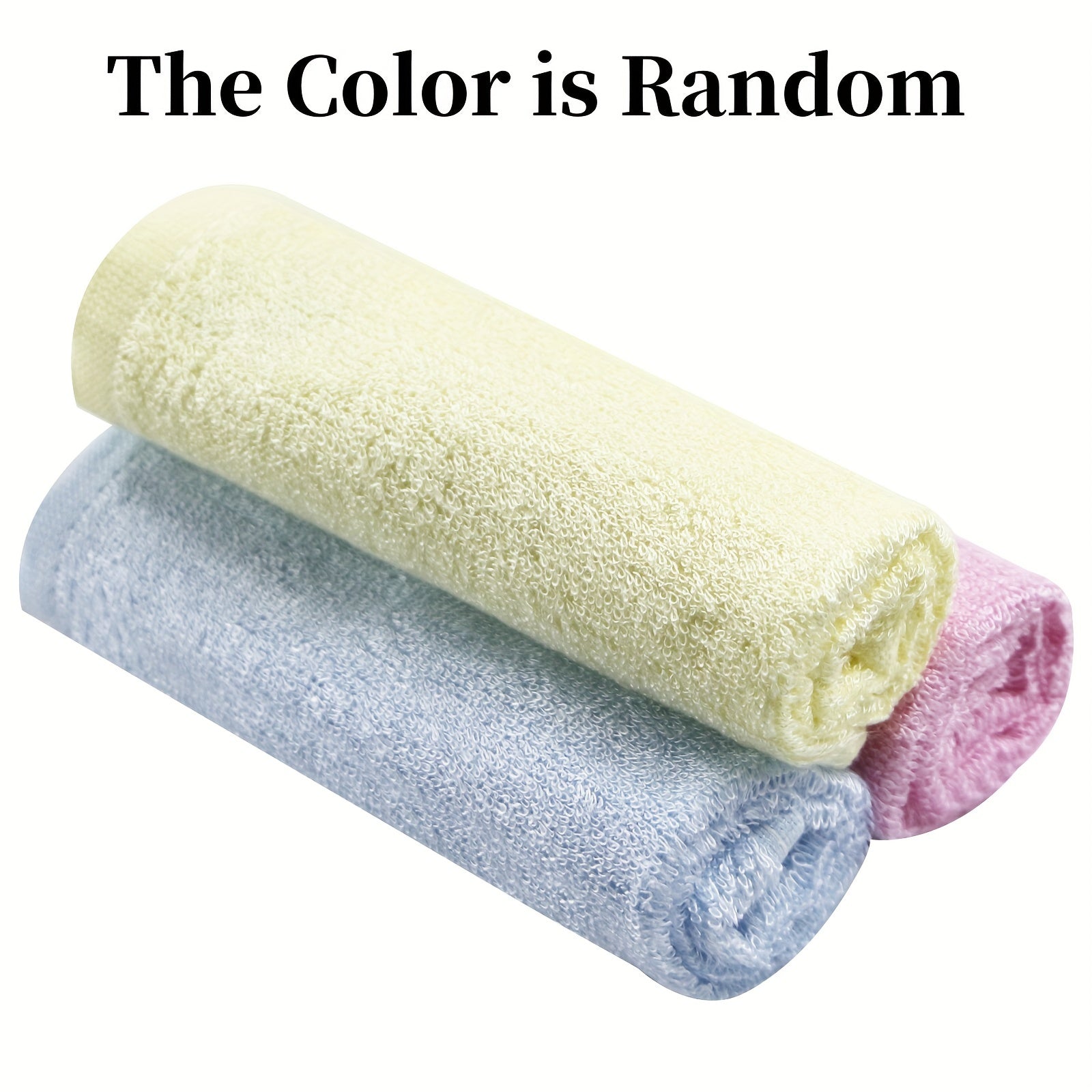 6-Pack Bamboo Fiber Baby Towels for Kids