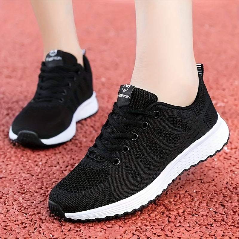 Women's Comfy Lace-up Mesh Sneakers for Outdoor Sports