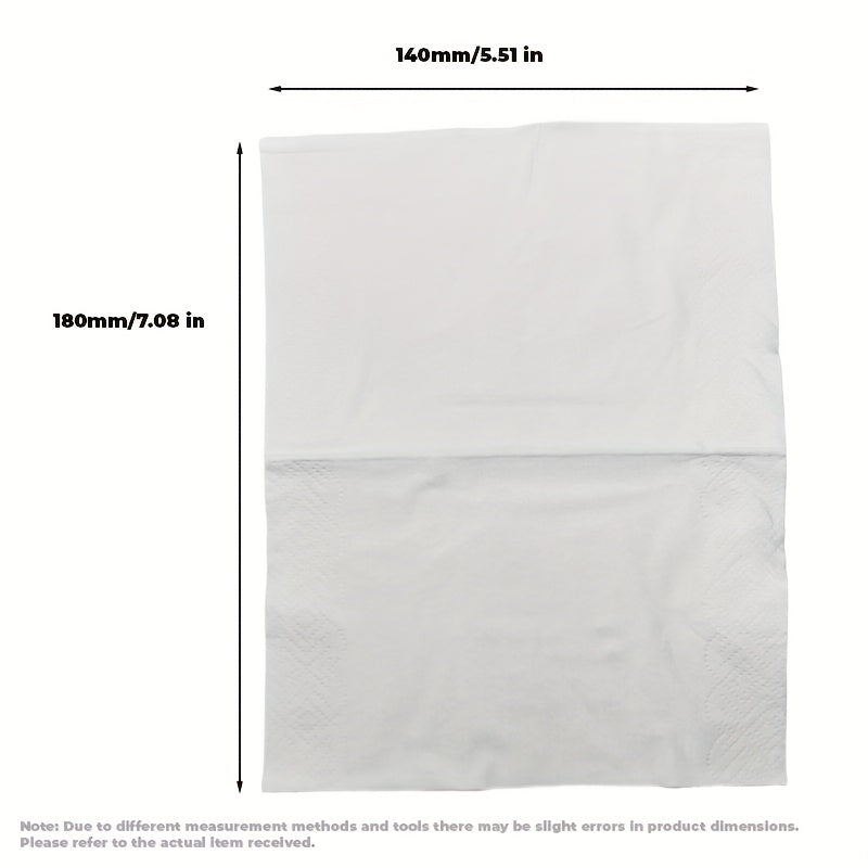 400-Sheet Pack Toilet Paper Napkins for Restaurants, Cafes, Household Use