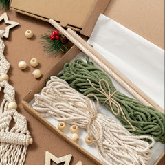2pcs Woven Christmas Tree DIY Kit Christmas Crafts Gift Kit