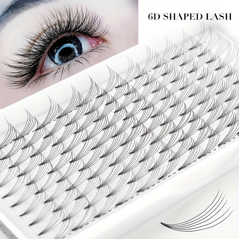 DIY 6D Clusters Lashes for Natural Look 3D Effect 8-15mm