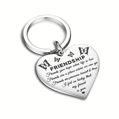 Letter Print Keychain Metal Key Ring Purse Handbag Car Charm Pendant