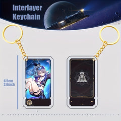 Anime Game Keychain Pendant Cartoon Acrylic Figure Collection Impacte Toys