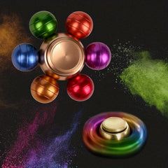 Metal Fidget Spinner Stress Ball for Kids & Adults