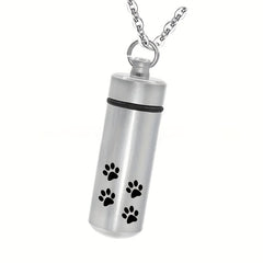 Pet Memorial Cremation Necklace for Dog Ashes