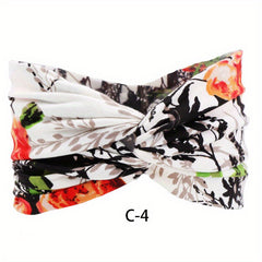 Bohemian Style Stretchy Cross Knot Sports Headband