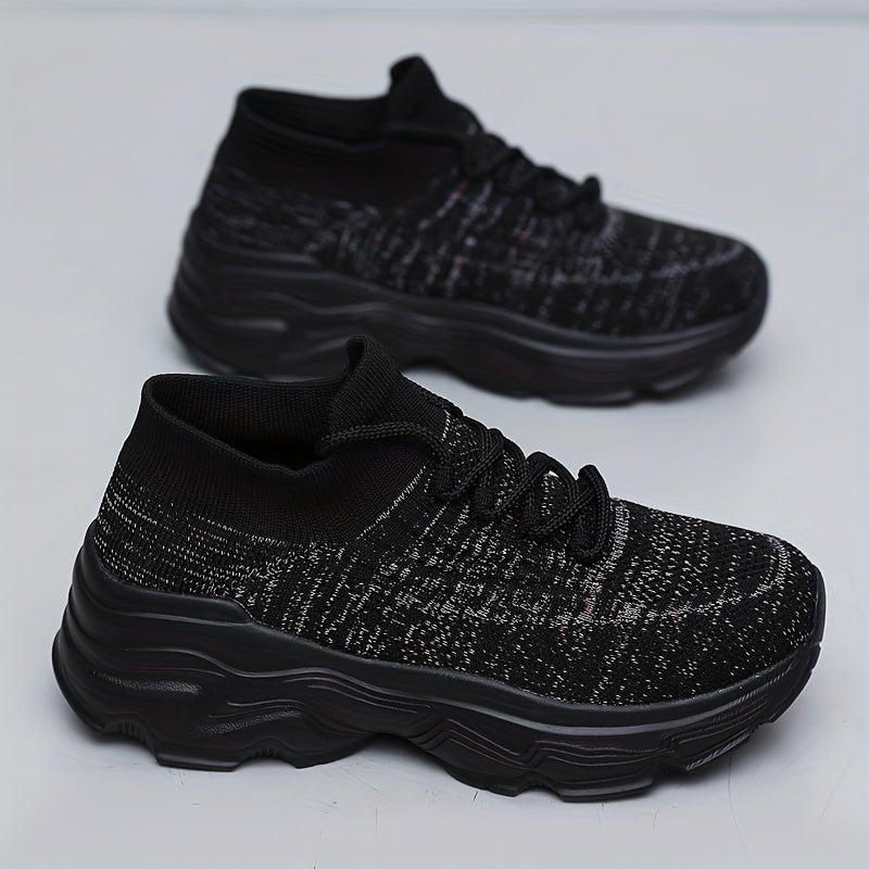 Comfortable Sole Mesh Running Shoes Lightweight Non Slip Outdoor Sport Shoes