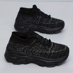 Comfortable Sole Mesh Running Shoes Lightweight Non Slip Outdoor Sport Shoes