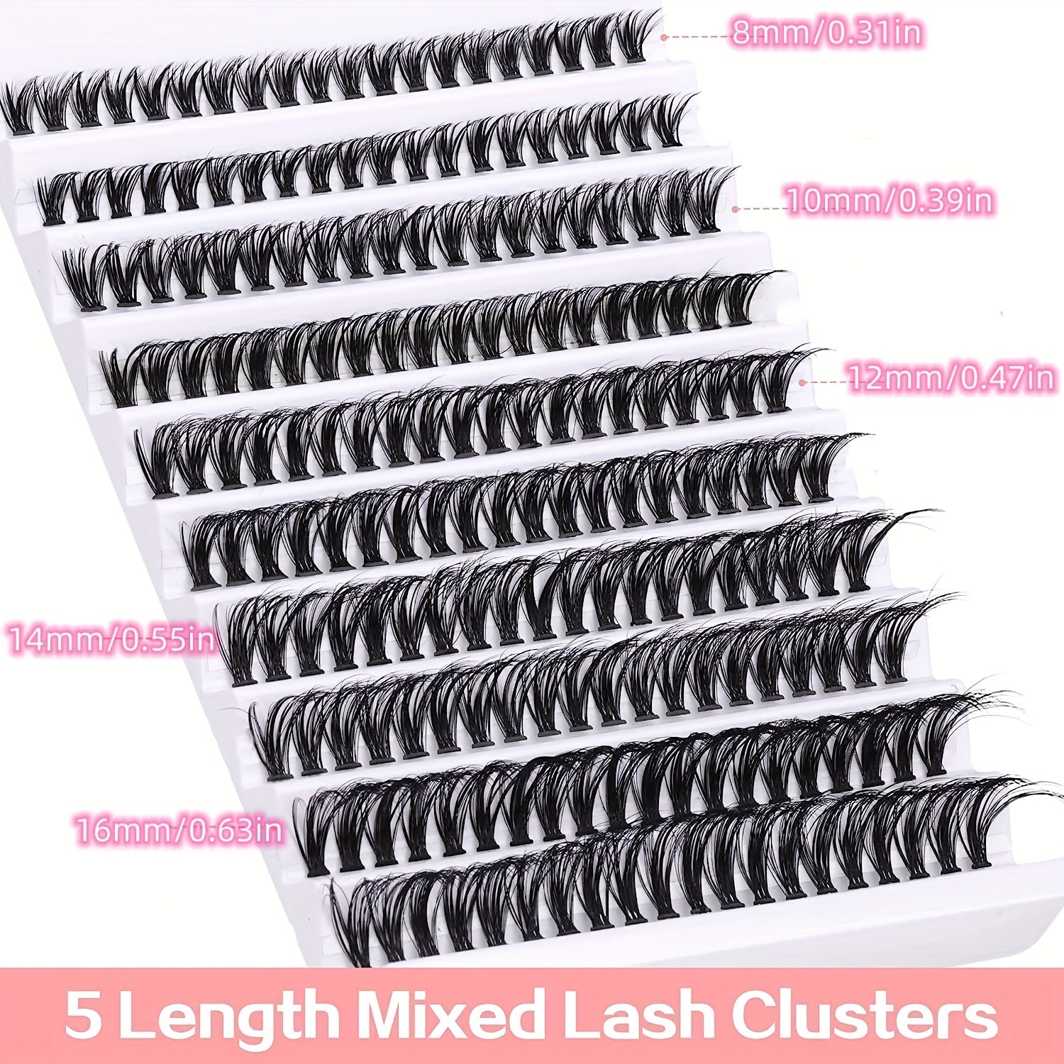 200pcs DIY Lash Extension Kit for Professional Looking Lashes