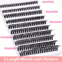 200pcs DIY Lash Extension Kit for Professional Looking Lashes