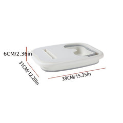Folding Bubble Foot Bath Bucket with Lid for Home Travel