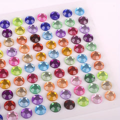 6MM 0 24IN Rhinestone Stickers Sparkle & Shine for DIY Crafts