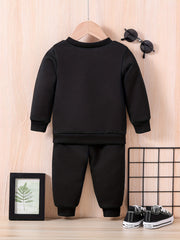 Baby Cartoon MONSTER TRUCK Outfit Long Sleeve Sweatshirt Trousers Set