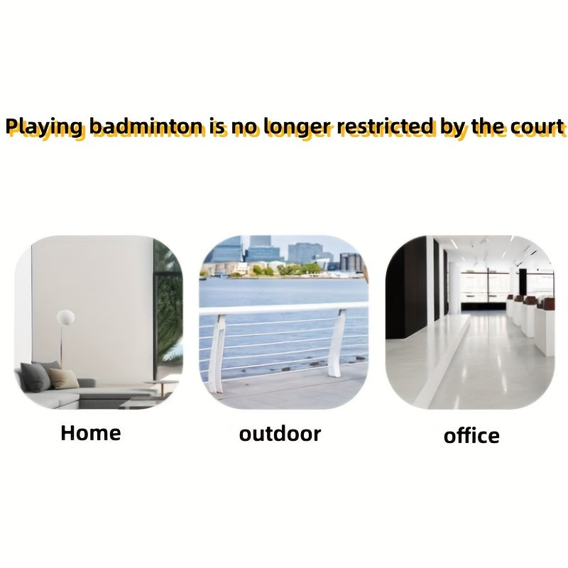 Badminton Trainer Set for Indoor/Outdoor